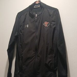 Texas Tech Under Armour Black Full-Zip Jacket with Emblem